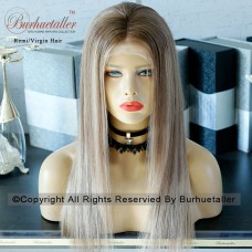 4 Wig Types Optional 3T Ombre Balayage Colouring  Light Ash Brown Fall Into Cloud Blonde  Human Hair  Wigs