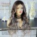 4 wig type Opational  Ombre Balayage Ash Blonde Human Hair Wigs